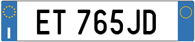 Truck License Plate